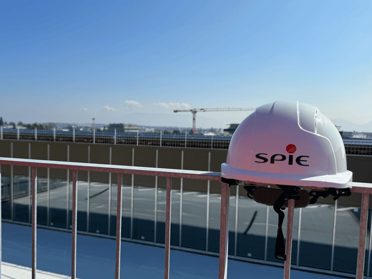 Helmet with SPIE Logo